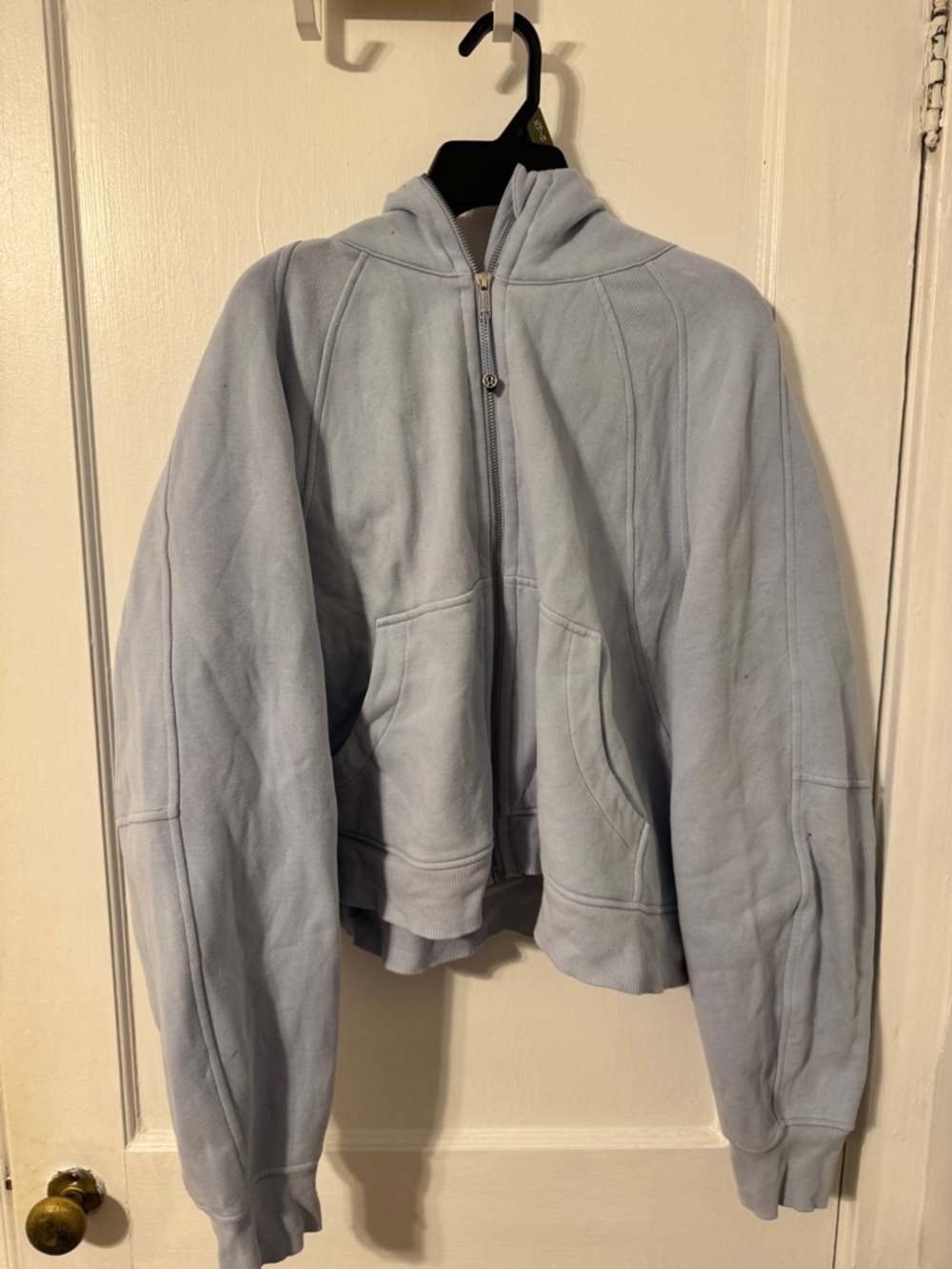 Lululemon athletica Light Blue Zip-Up Hoodie